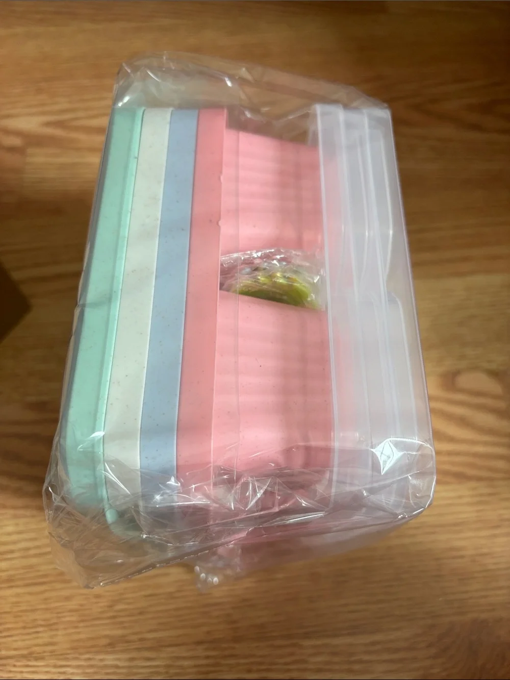 4-Compartment Meal Prep Container Set Bento Boxes - 4 Colors NWT